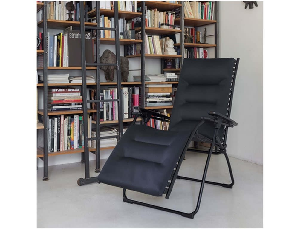 eenzaam Luxe Geurloos Lafuma Relaxstoel EVOLUTION Aircomfort 2 Zwart