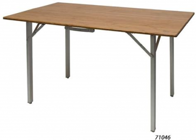 Verstelbare tafel bamboe 120x72x70