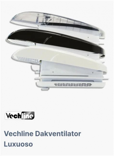 Vechline Dakventilator Luxuoso Zwart