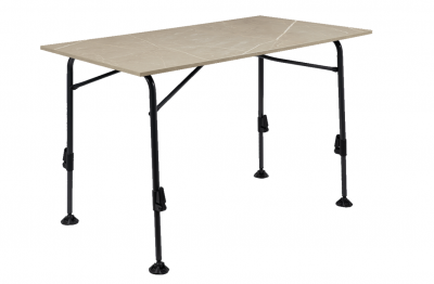 Travellife Mirano tafel exteriolit taupe marble 120
