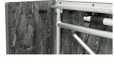 Travellife Sorrento tafel dark grey 80/110/140