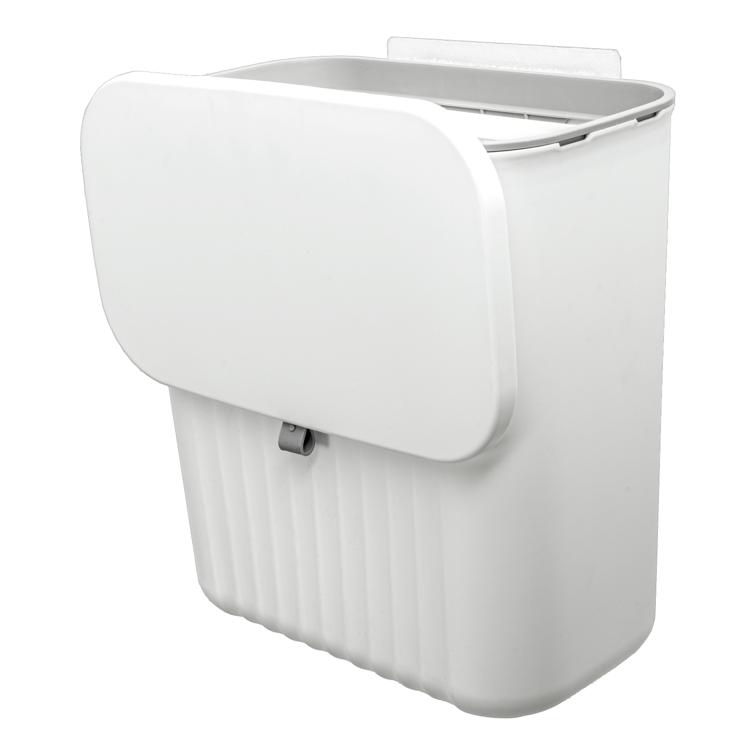 Brescia afvalbak met wegklap deksel Brescia afvalbak met wegklap deksel