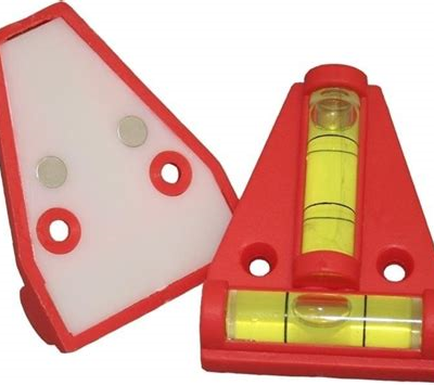 Driehoek waterpasje magnetisch verpakt