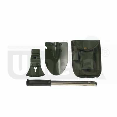 Multi-schep met bijl/hamer/zaag/mes, staal