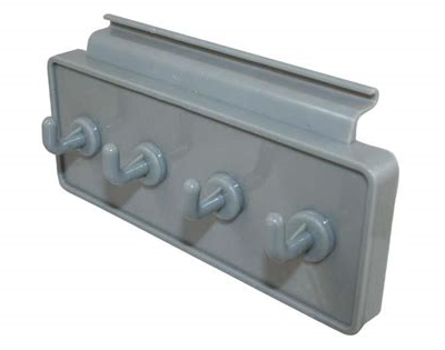 Slide kapstok voor rail systeem