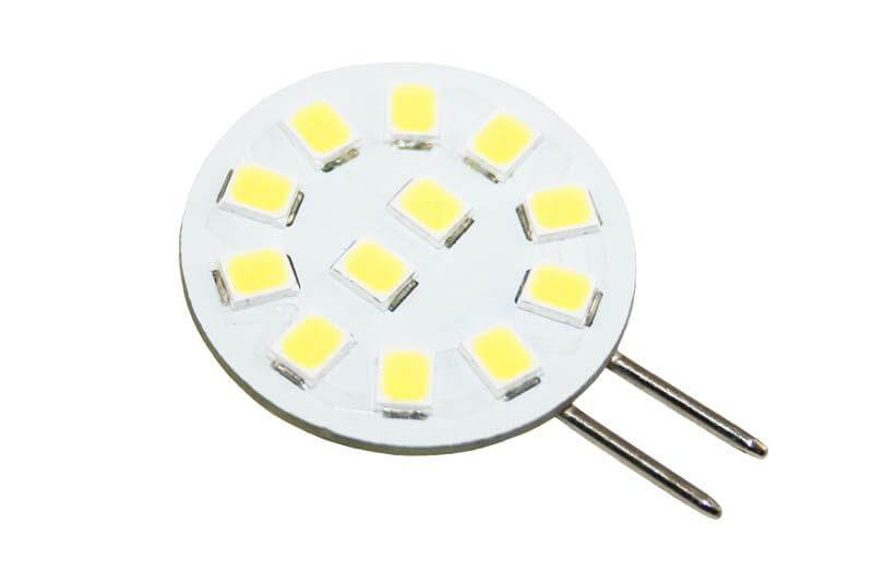 Super Flat LED 12 LED G4 10-30V DC, gestabiliseerd Super Flat LED 12 LED G4 10-30V DC, gestabiliseerd