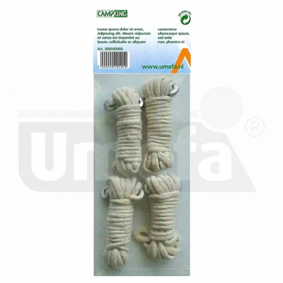 zak 4 scheerlijn katoen 3 mm 3 mtr