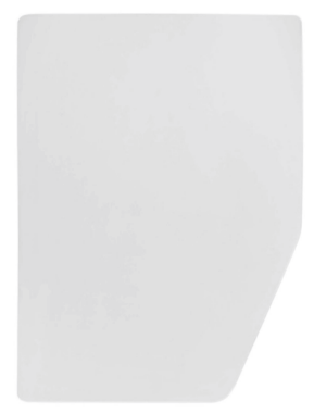 Walra Molton matrasbeschermer (Frans bed rechts) wit