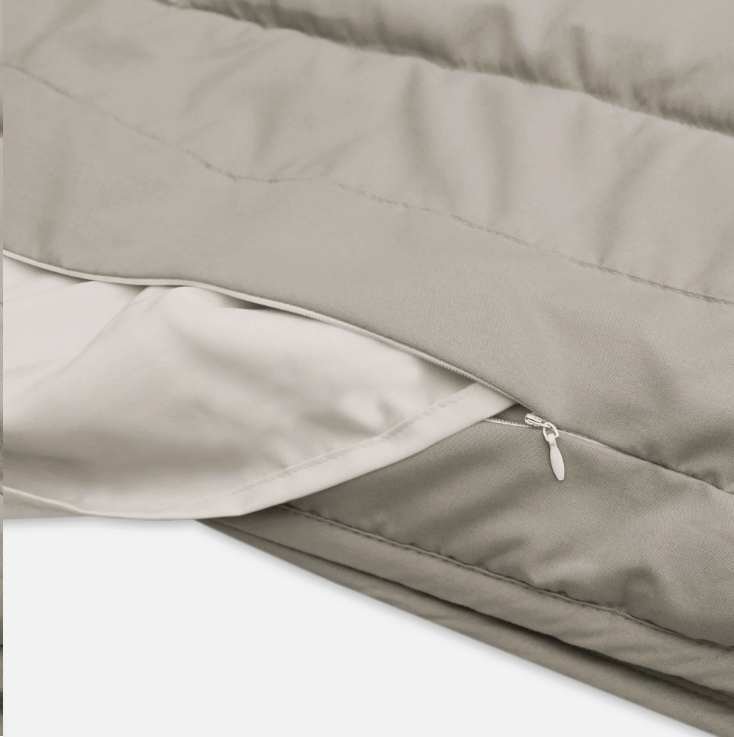 Walra Travel Dekbed (140x200) zand/taupe Walra Travel Dekbed (140x200) zand/taupe